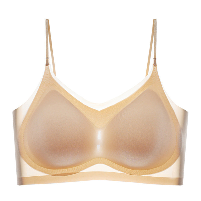 Sommer sømløs Ultra-Tynn Plus Size Ice Silk Comfort BH