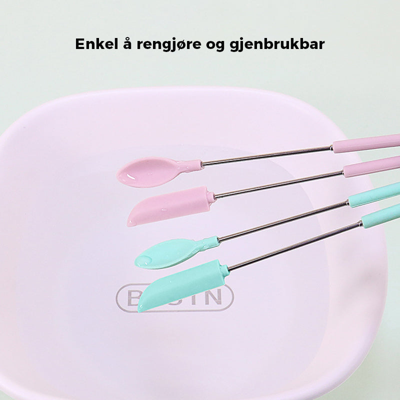 Mini silikon teleskopspatel