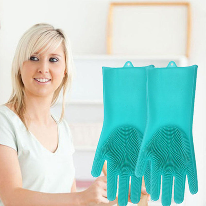 Magic Silicone Washing Gloves