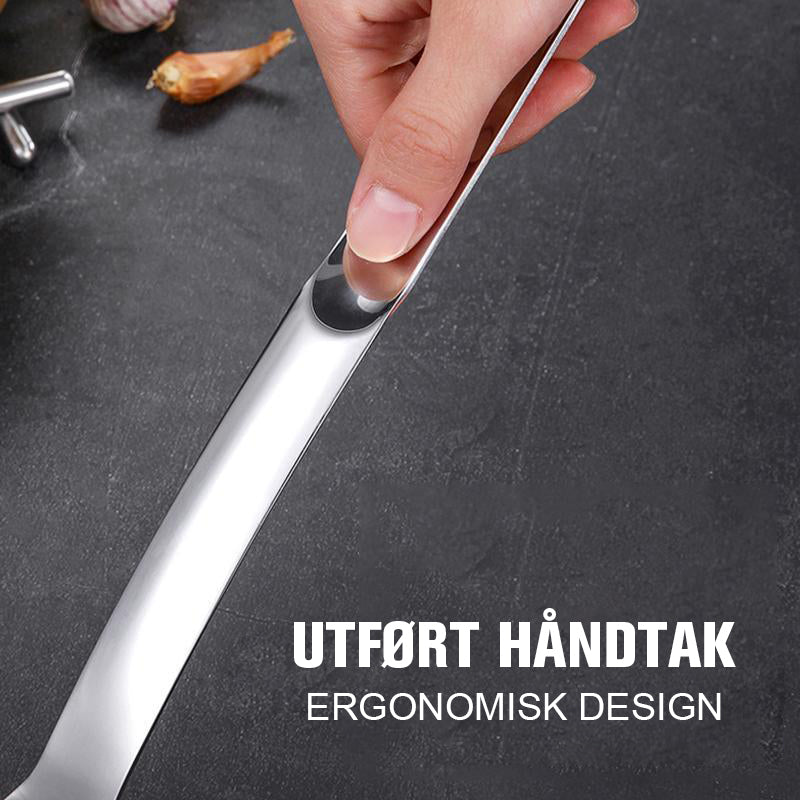 Skje med oljefilter design