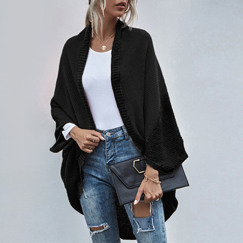 Colorblock knitted cardigan