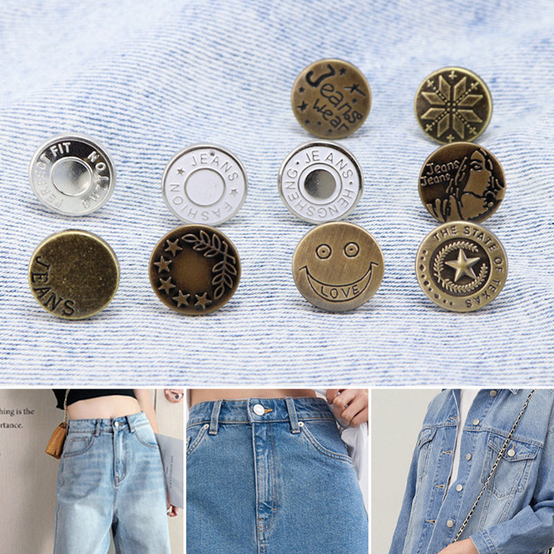 Avtakbare Metall-Knapper（1 boks med 16 stk）