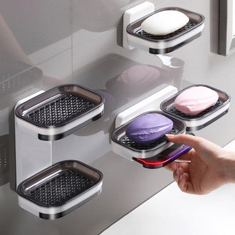 Såpeskål med dreneringsbrett