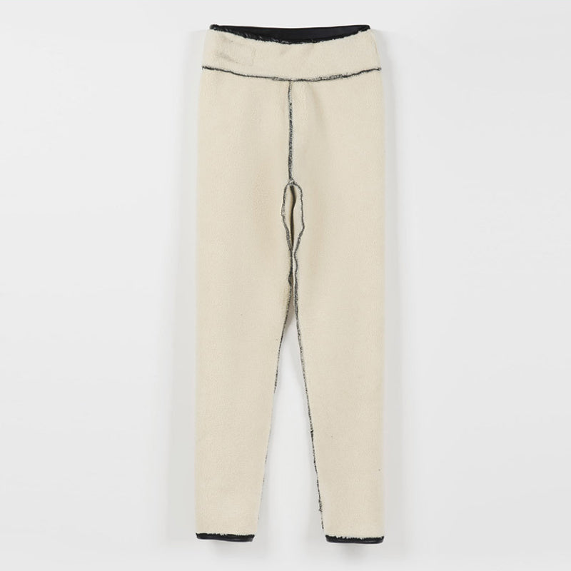 Tykke leggings med høy elastisitet med fleecefôr
