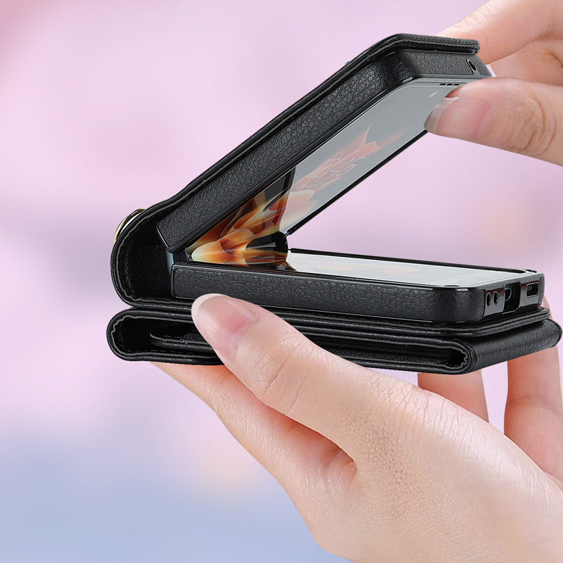 Z Flip5 sammenleggbart Messenger-telefondeksel til Samsung Flip4