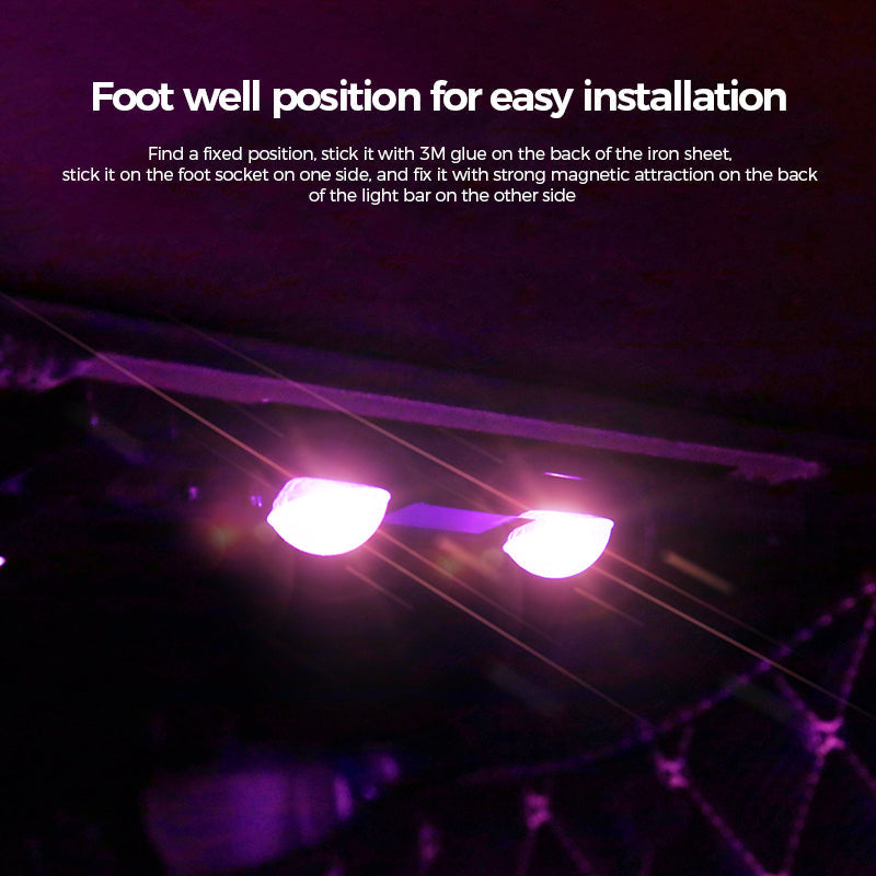USB oppladbare fargerike LED-dekorative lys