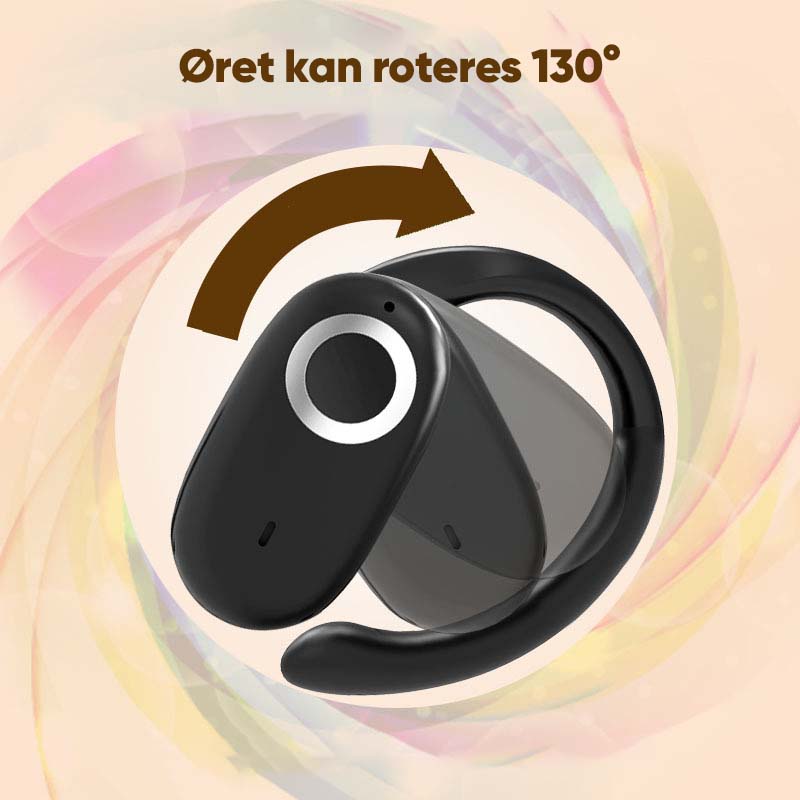 Trådløs Ørehengende Bluetooth Hodetelefon