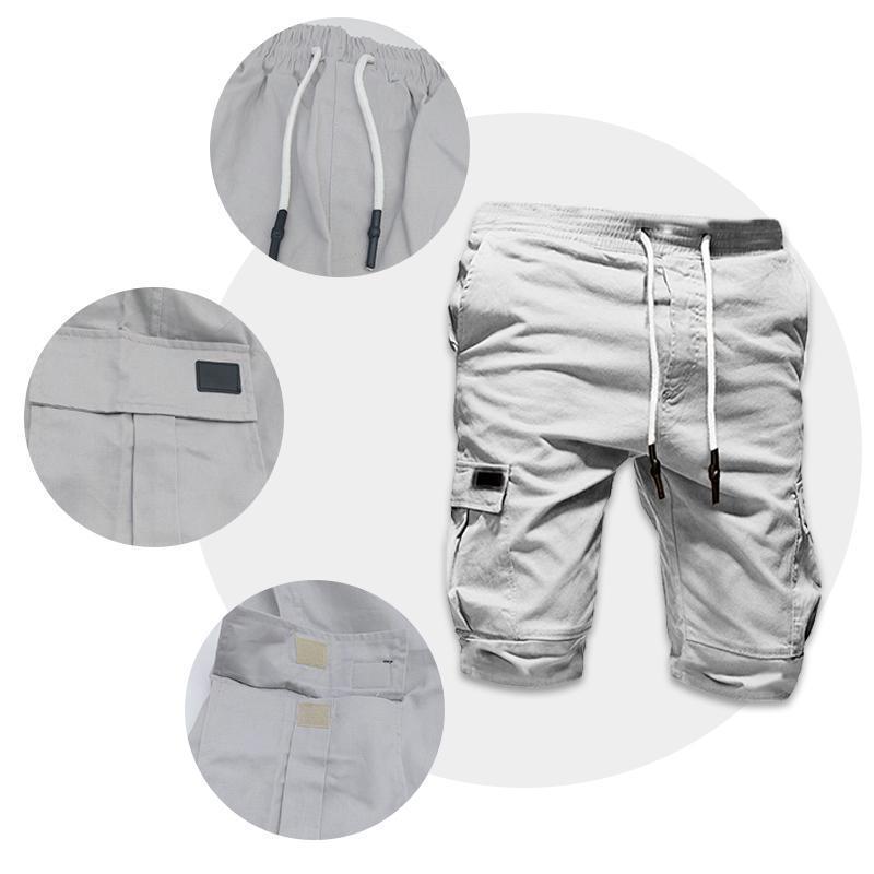 Menns mote Stor lomme Løse shorts