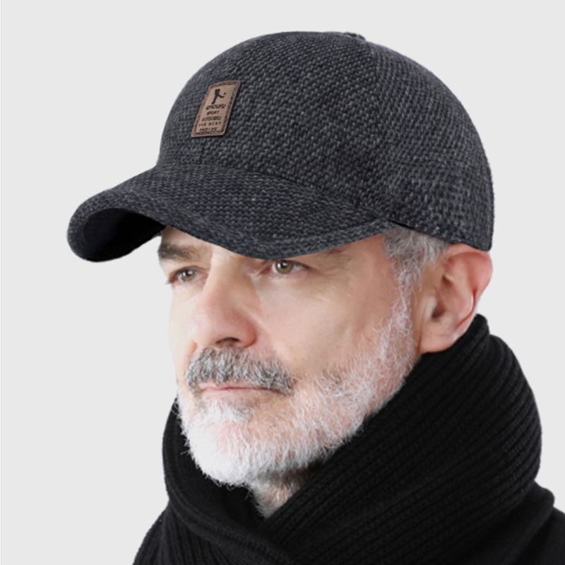 Baseball Cap Winter Dad Hat Warm Snapback Caps