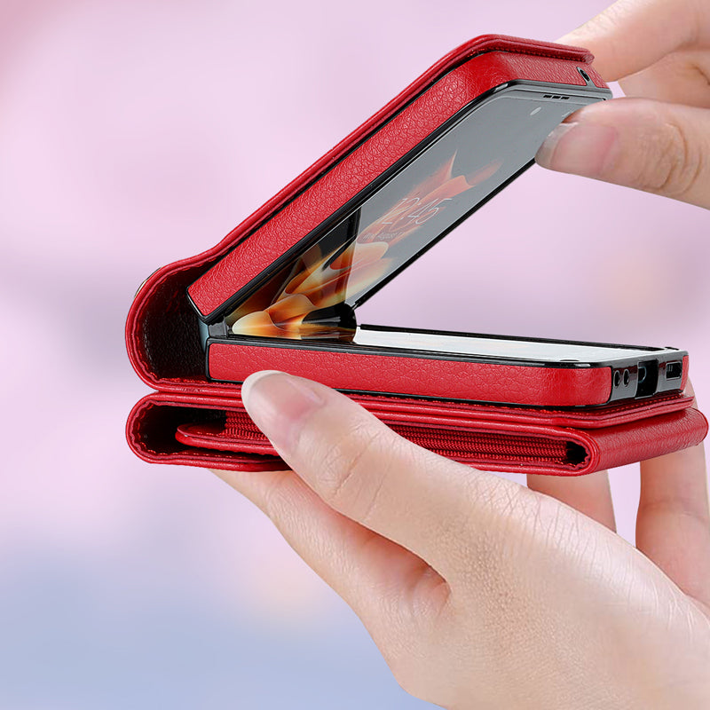 Z Flip5 sammenleggbart Messenger-telefondeksel til Samsung Flip4
