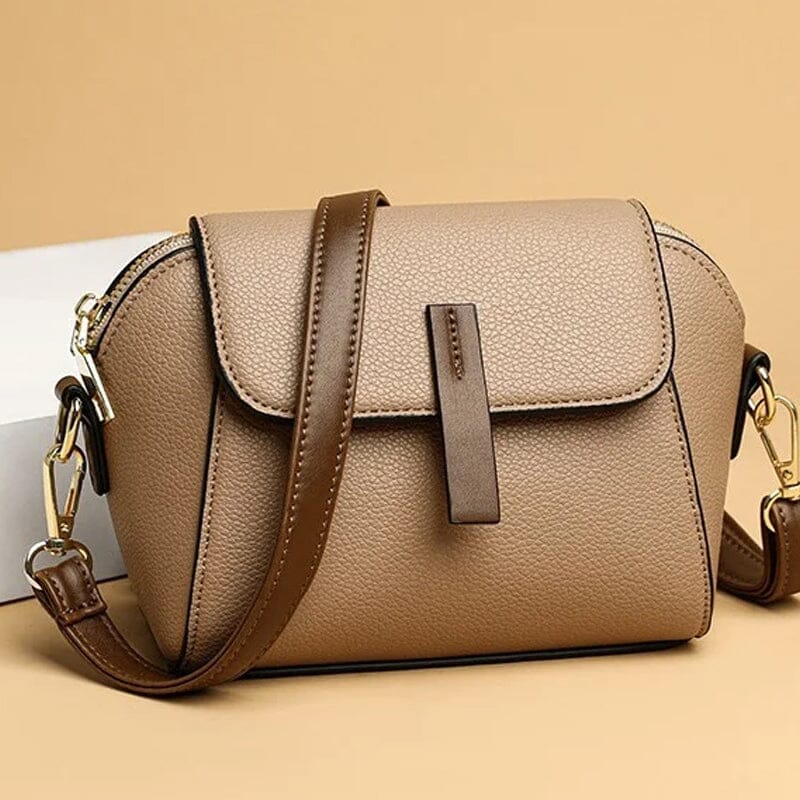 Lett luksus mykt skinn Crossbody-veske