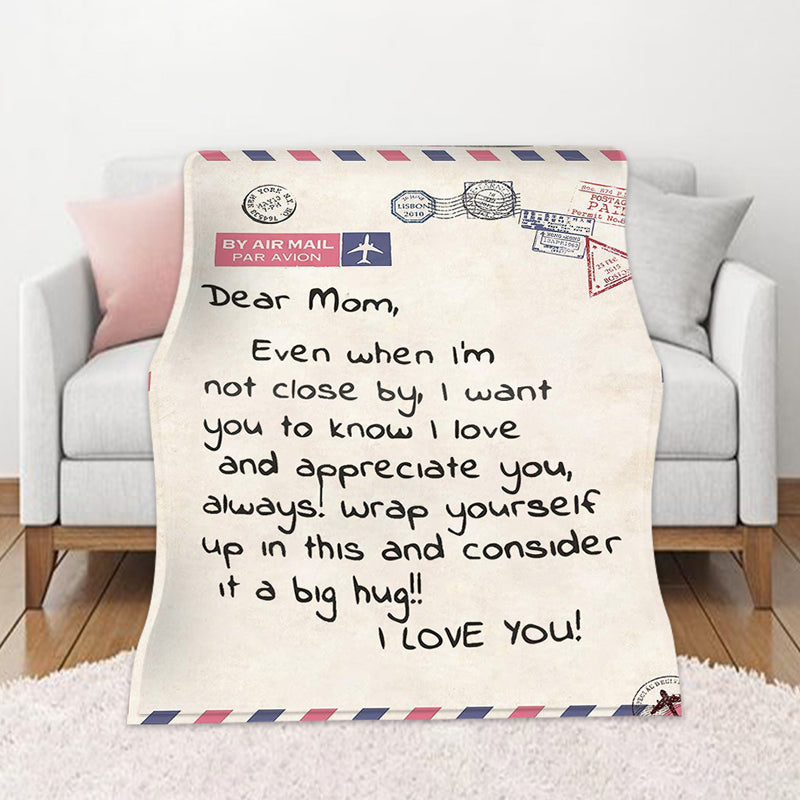 Mom/Dad Letter Blanket