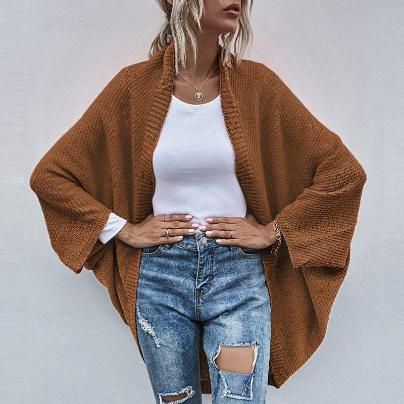 Colorblock knitted cardigan