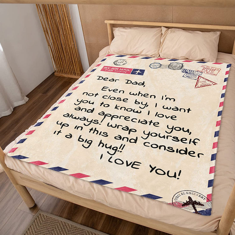 Mom/Dad Letter Blanket