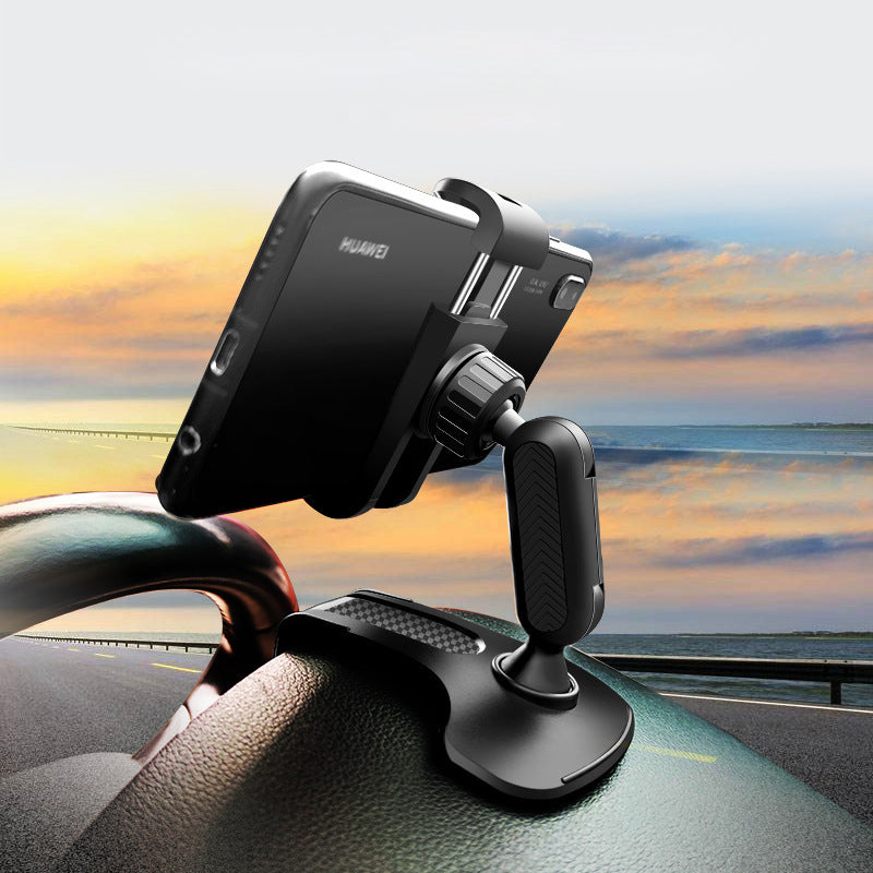 Multifunksjonell telefonholder for bil-dashbord