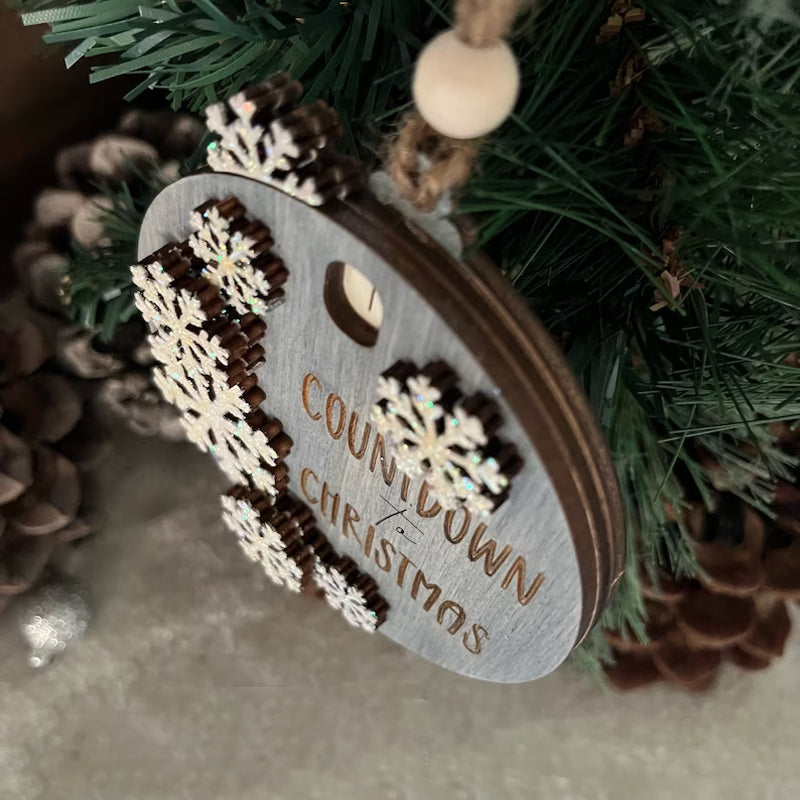 3D-nissen Countdown to Christmas Ornament