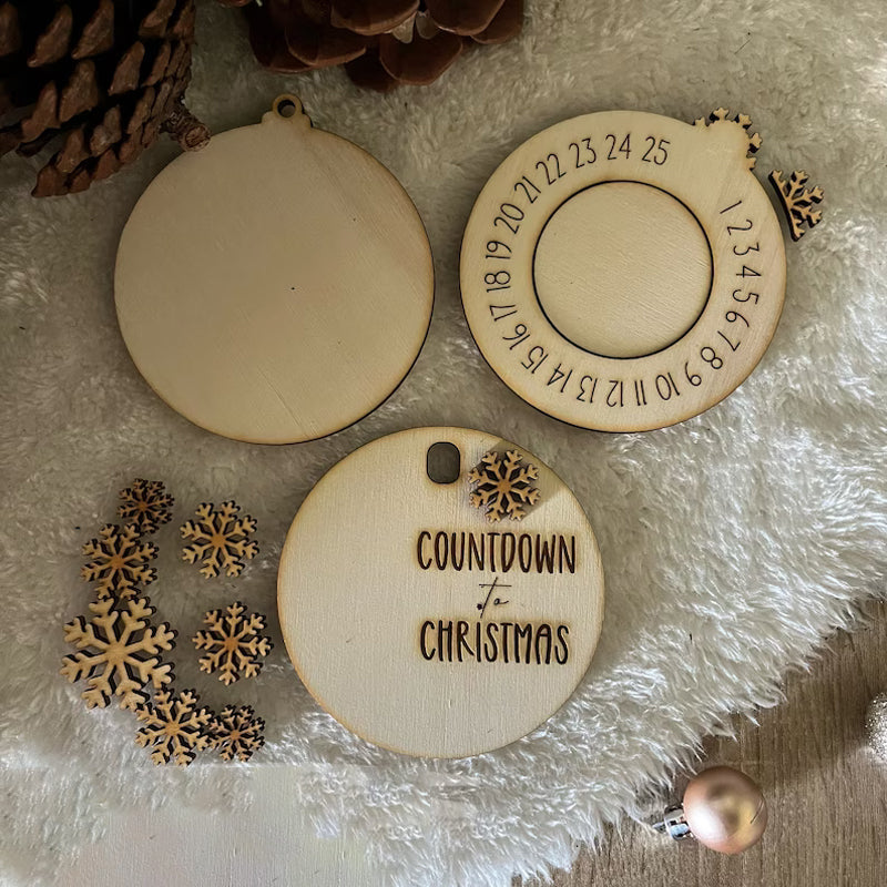 3D-nissen Countdown to Christmas Ornament