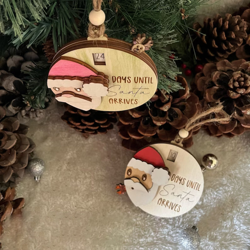3D-nissen Countdown to Christmas Ornament