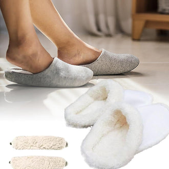 Crocs med fleecefôr sokker