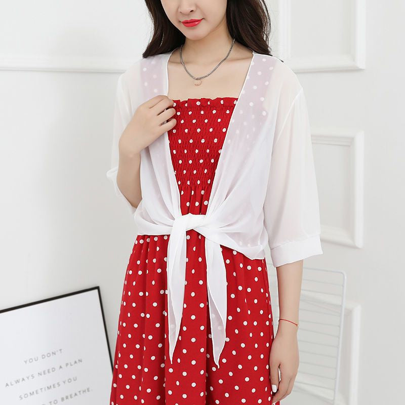 Pearl Ice Silk Sunblock Thin Cape