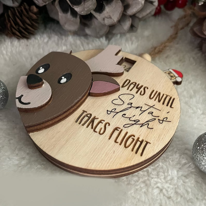 3D-nissen Countdown to Christmas Ornament