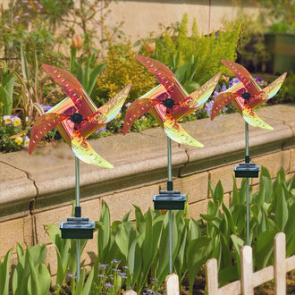 Vanntett Solar Garden Windmill Light