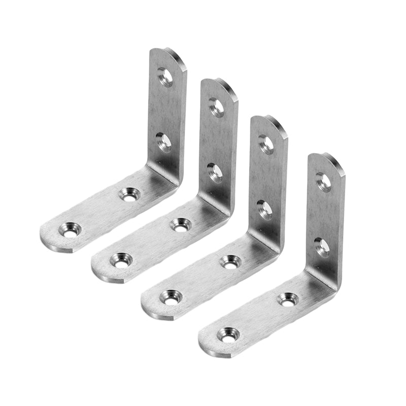 4-Pack Rustfritt Stål Hjørnestiver