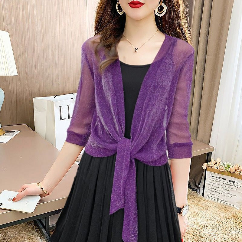 Pearl Ice Silk Sunblock Thin Cape
