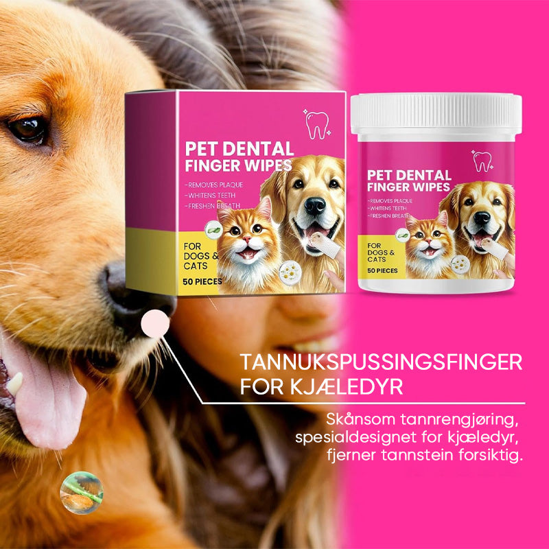 Kjæledyrpleie Fingervaskeduker