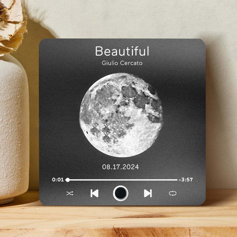 Album Kjøleskapsklistremerker – Musikk- og fotodekorativ ramme for par
