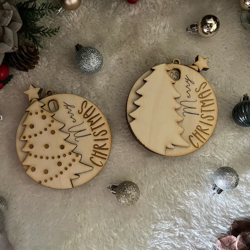 3D-nissen Countdown to Christmas Ornament