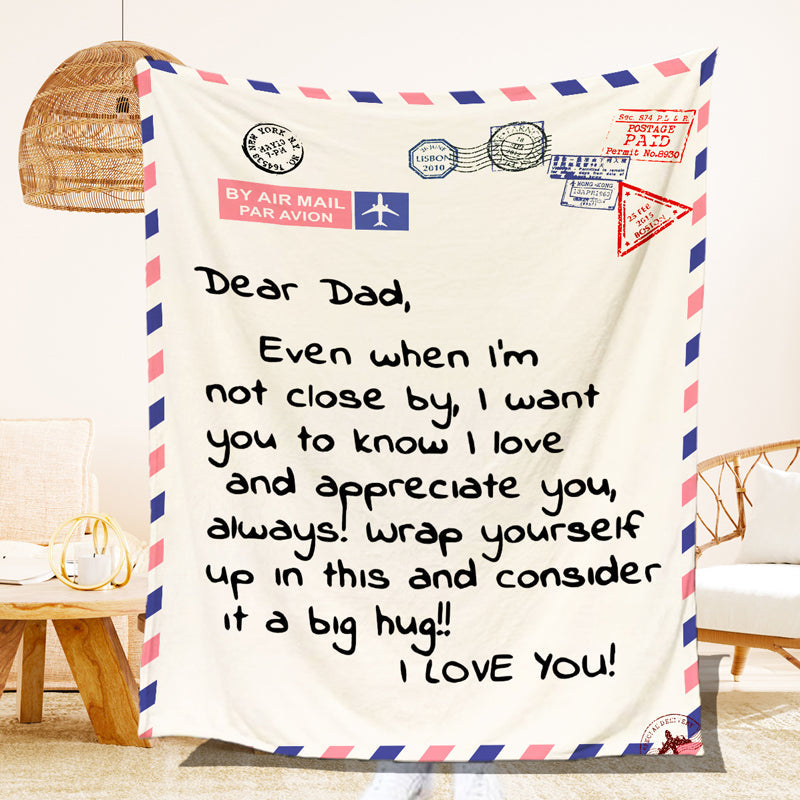 Mom/Dad Letter Blanket