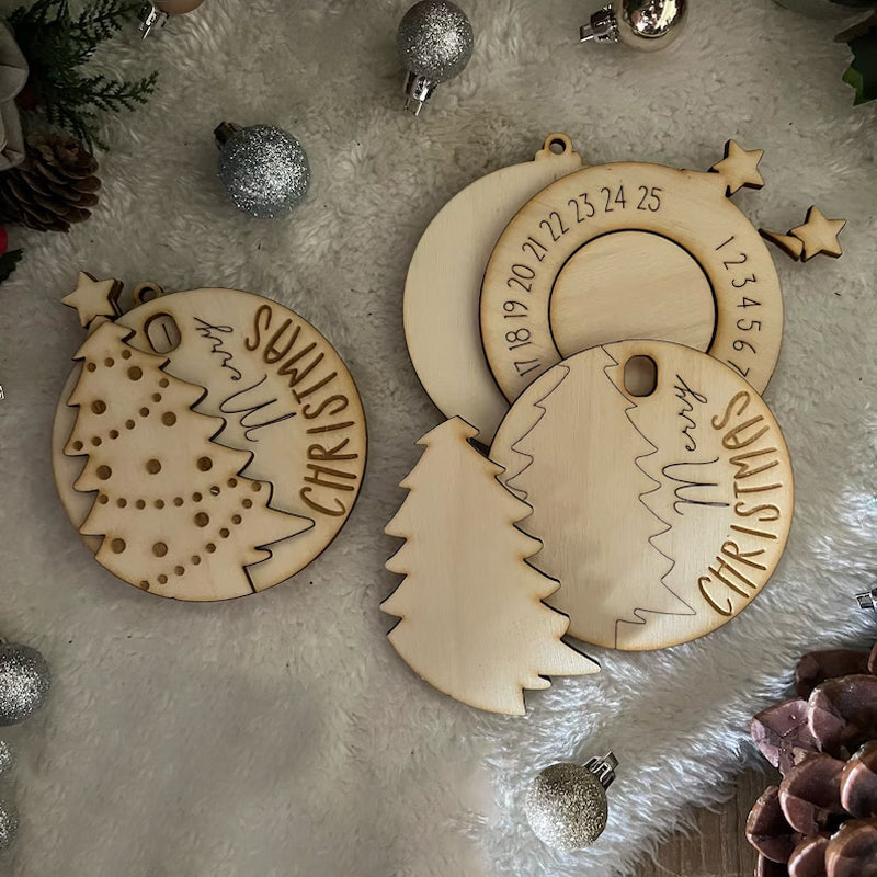 3D-nissen Countdown to Christmas Ornament