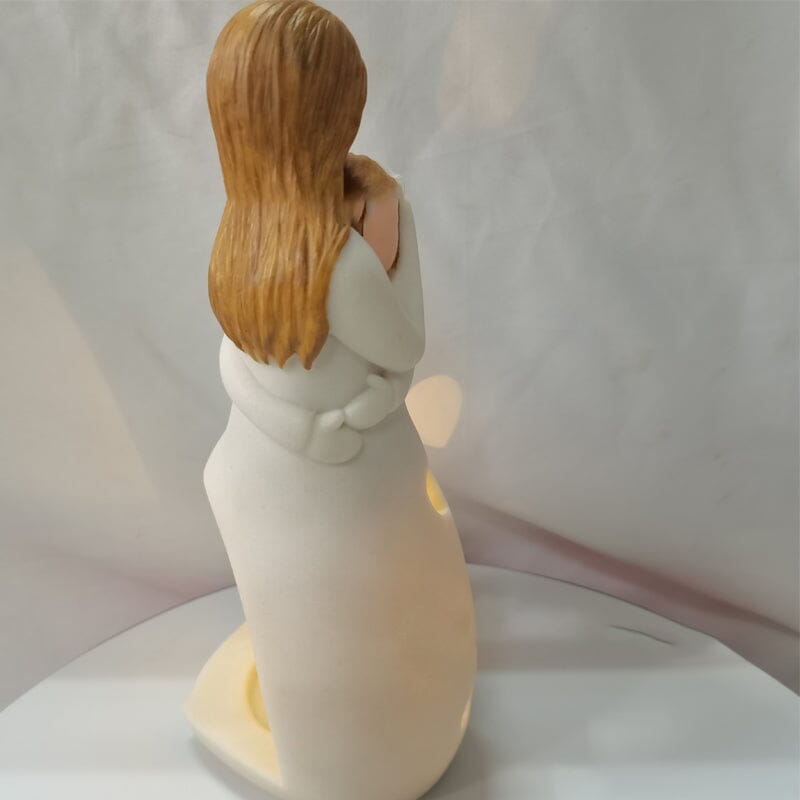 Resin lysestake statue