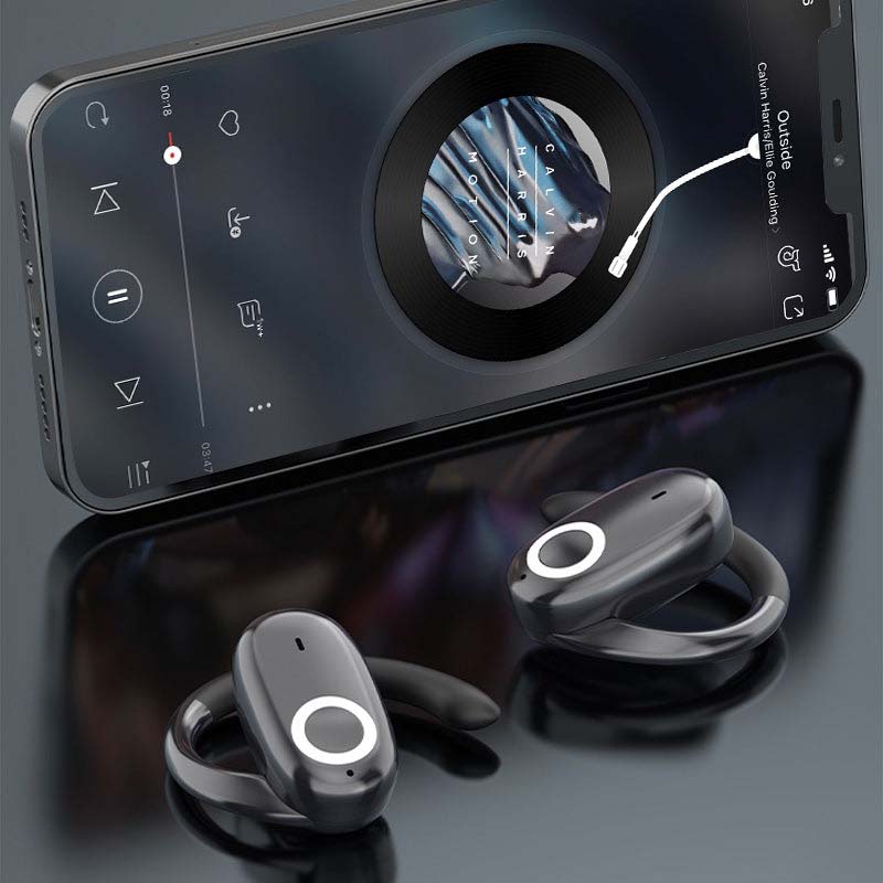 Trådløs Ørehengende Bluetooth Hodetelefon