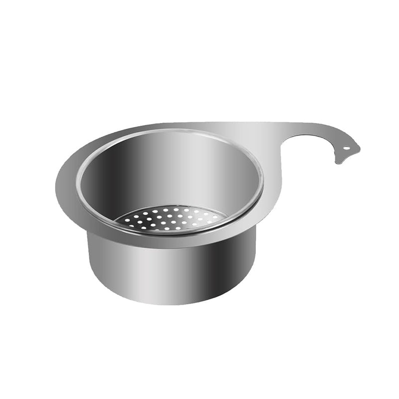 Rustfritt Stål Swan Sink Strainer Basket