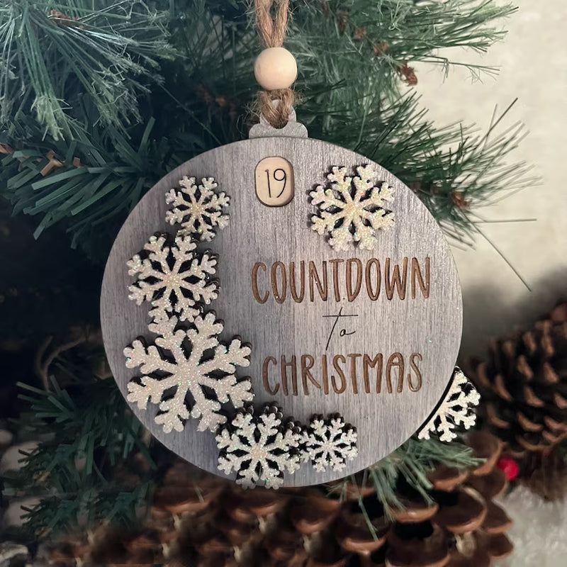 3D-nissen Countdown to Christmas Ornament