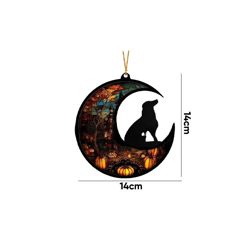 Dyr på månen ornament