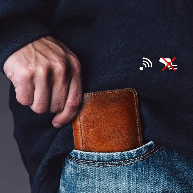 Multifunksjonell RFID-blokkeringslommebok
