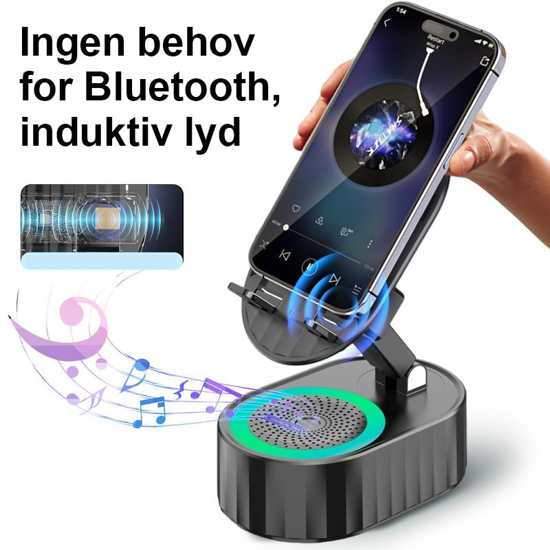 5-i-1 trådløs høyttaler med Bluetooth og justerbart stativ