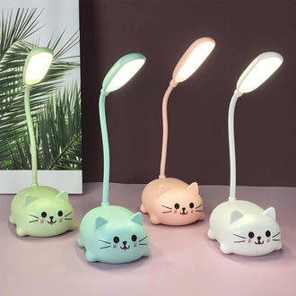 Tegneserie katt LED-bordlampe