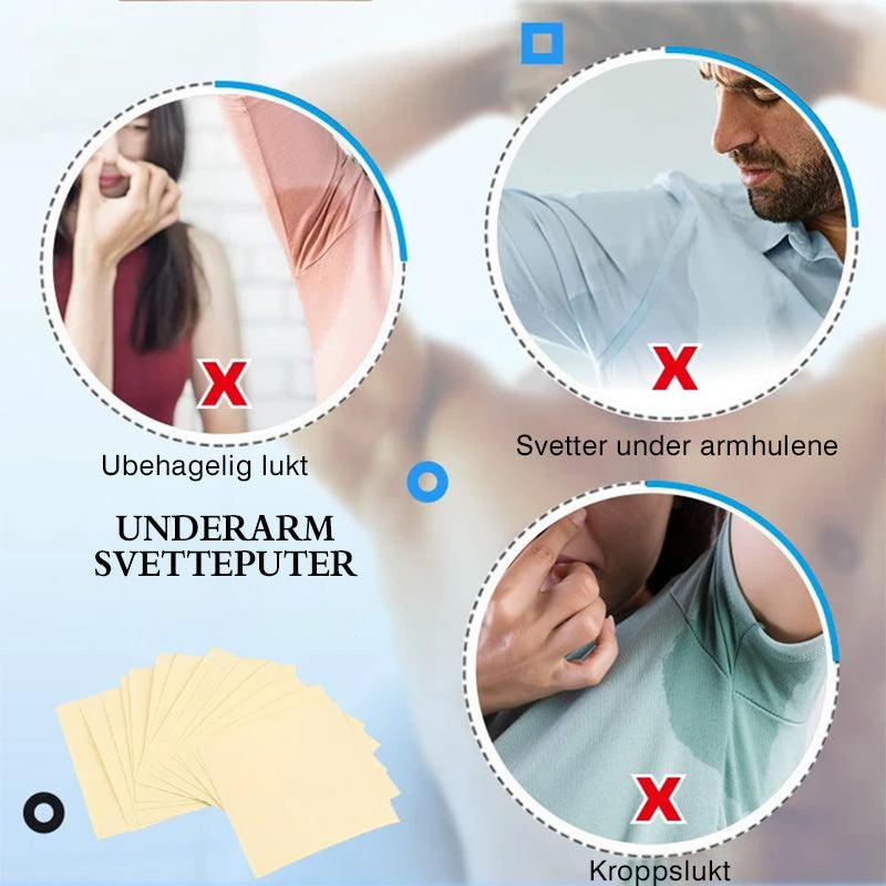 Usynlig Deodorant Antiperspirant (6m / rull)
