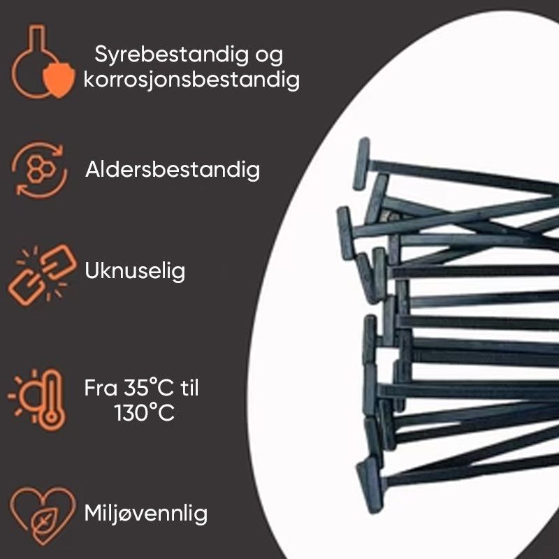 Nylon Universell kabelbåndspenne