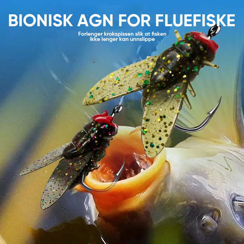 Bionisk agn for fluefiske