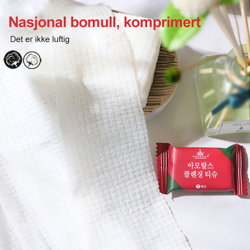 Engangsreise bomullshåndkle