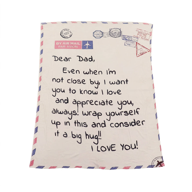 Mom/Dad Letter Blanket