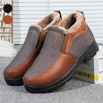 Vintervarme tykke herresko med fleecefôr