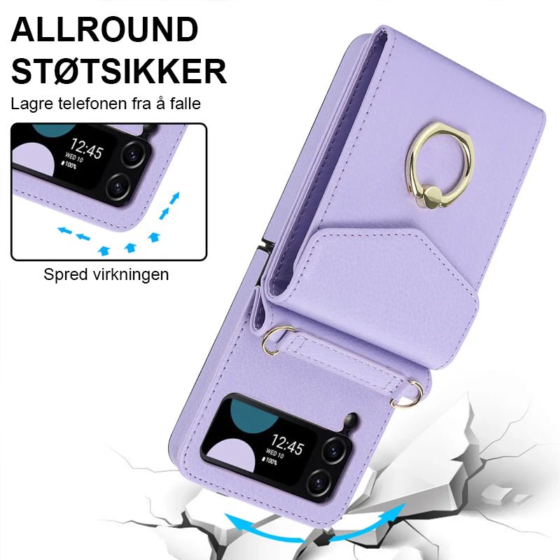 Z Flip5 sammenleggbart Messenger-telefondeksel til Samsung Flip4