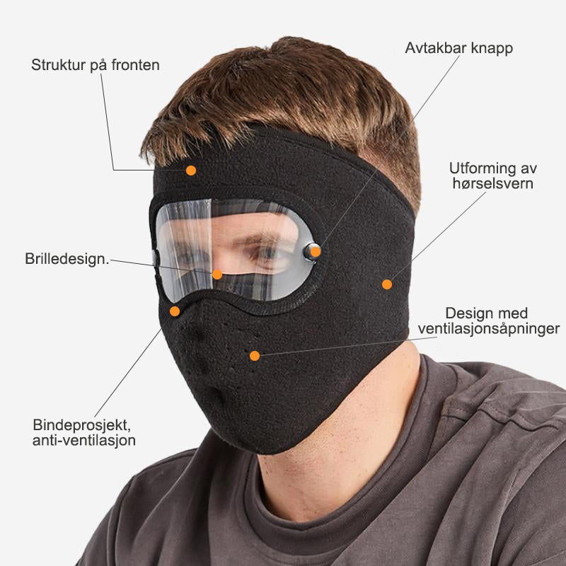 Tåkemaske i fleece