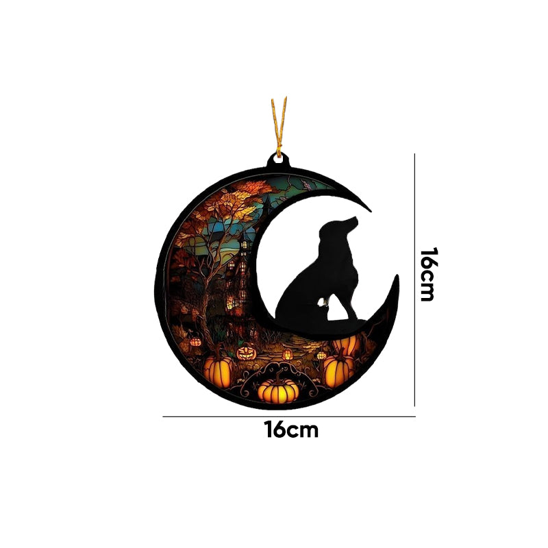 Dyr på månen ornament